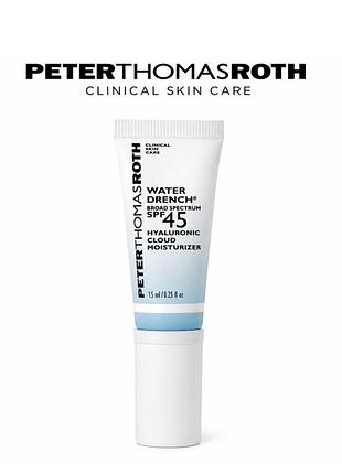 Зволожувальний сонцезахисний крем peter thomas roth water drench spf 45 hyaluronic moisturizer 7,5 мл