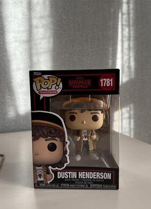 Funko pop! dustin henderson #1781 | stranger things s5 | оригінал | новий