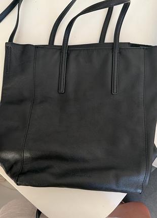 Шкіряна сумка massimo dutti