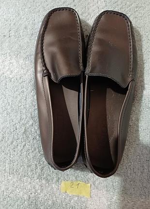 Кожаные мокасины / лоферы j.p. tod's (made in italy) - размер 38