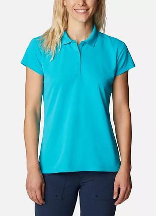 Женское поло с коротким рукавом pfg innisfree columbia sportswear