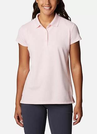 Женское поло с коротким рукавом pfg innisfree columbia sportswear