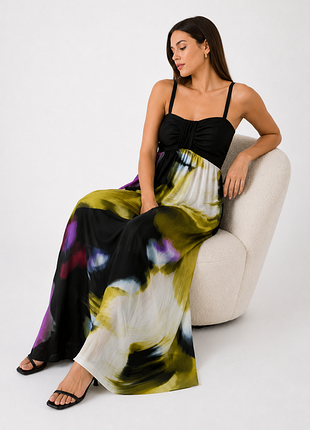 Шелковое платье максы marks &amp; spencer limited collection, длинное платье из шелка 100% silk l/48