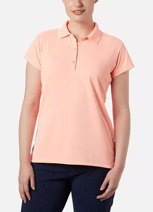 Женское поло с коротким рукавом pfg innisfree columbia sportswear