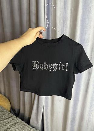 Топ baby girl чорний