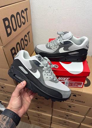 Кроссовки nike air max 90 grey white