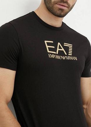 Чоловіча футболка armani ea7 emporio армані чорна