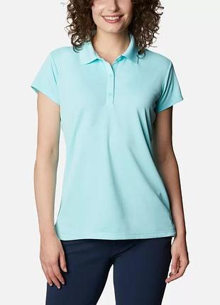 Женское поло с коротким рукавом pfg innisfree columbia sportswear