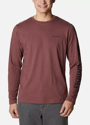 Чоловіча футболка з логотипом thistletown hills columbia sportswear з довгим рукавом