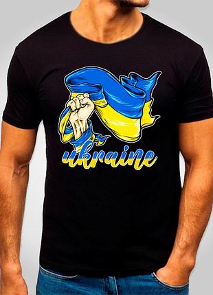 Футболка з принтом "україна флаг - ukraine" патріотичні
