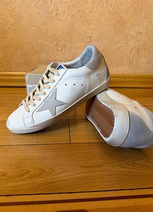 Чоловічі кеди golden goose super star / кросівки снікерси голден гус супер стар