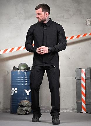 Літній міський тактичний костюм urban чорний поліція 🖤