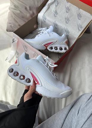 Кроссовки nike air max dn white pink