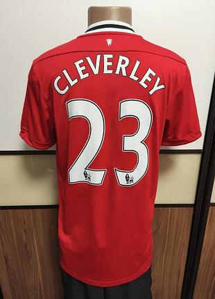 Футбольная футболка манчестер юнайтед manchester united nike cleverley #23