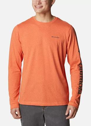 Чоловіча футболка з логотипом thistletown hills columbia sportswear з довгим рукавом