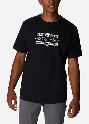 Чоловіча футболка на спині explorers canyon columbia sportswear