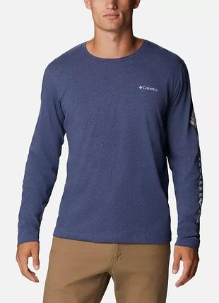 Чоловіча футболка з логотипом thistletown hills columbia sportswear з довгим рукавом