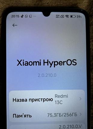 Продається смартфон redmi 13c 4/256gb бу 2