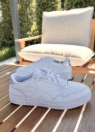 Жіночі кросівки кеди reebok classic club techque t bold 2 (gz6016) — 41 розмір (27 см) білі оригінал
