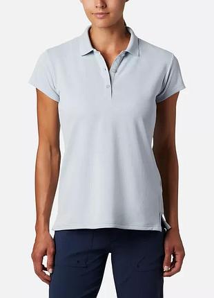 Женское поло с коротким рукавом pfg innisfree columbia sportswear