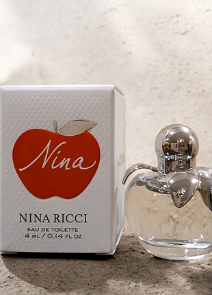 Nina ricci nina туалетная вода миниатюра 4 мл