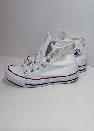 Кеди текстильні білі converse розмір 36,5 (23 см)