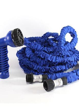 Поливальний шланг 15 метрів magic hose ∙ садовий шланг для поливу з розпилювачем