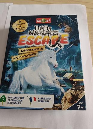 Настільна гра défis nature escape: légendes & mythologies (bioviva), французькою мовою