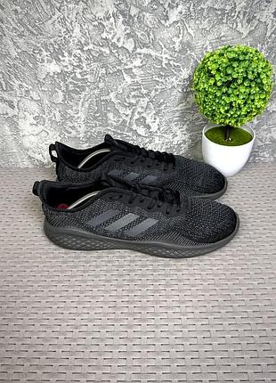 Adidas fluidflow кроссовки 46 размер спортивные черные