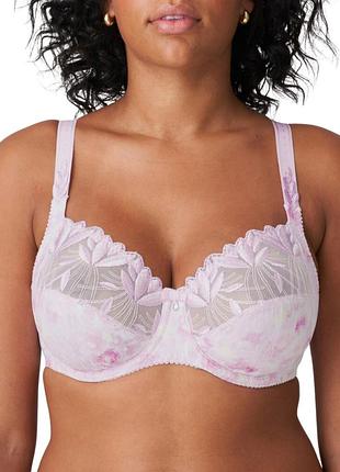 Брендовый бюстгальтер primadonna, премиальная модель orlando full cup bra. с мягкой чашкой на косточках, украшен изящной вышивкой.