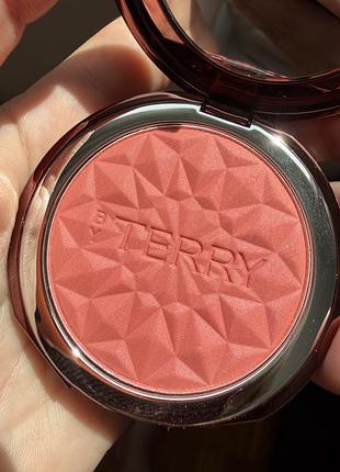 Румяна by terry tea to tan powder blush, відтінок 5. brick beach