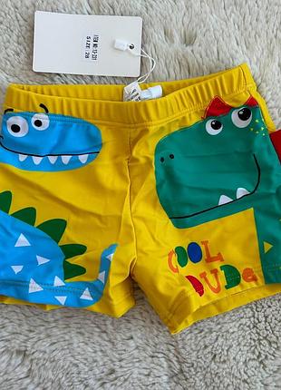 Детские плавки-боксеры для мальчика, боксеры для плавания, боксеры пляжные детские 2-3-4-5-6роков