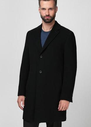 Пальто мужское,бренд hugo boss,100% шерсть