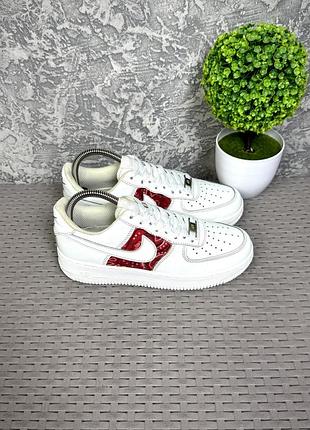 Nike air force 1 кеды кроссовки 37 размер кожаные белые