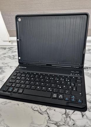 Фирменный чехол-клавиатура fintie для ipad 10.2 дюймов 8-го и 7-го поколения 2020/2019 с держателем для карандашей