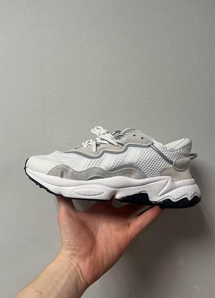 Уцінка кросівки adidas ozweego white beige