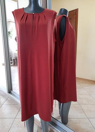 Комфортное с пояском платье 👗