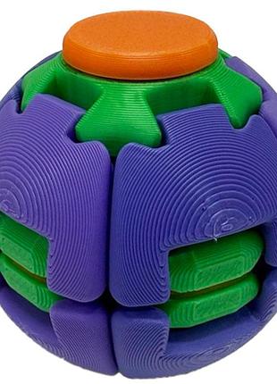 Дитячий антистрес "spiner-ball" spin-ball-6(violet-green) розмір 5,5 см
