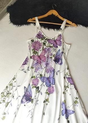 Платье миди butterflies 5