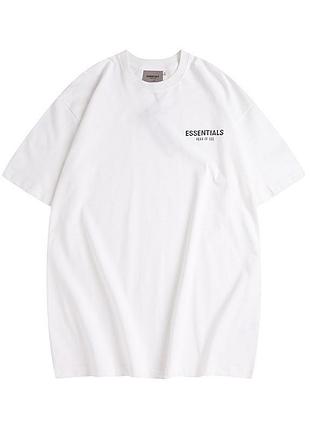 Футболка essentials fear of god m white