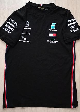 Mercedes amg petronas f1 спортивна футболка чоловіча гоночна розмір м