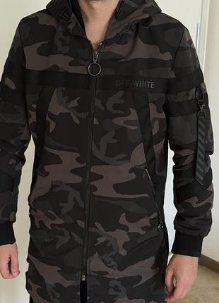 Чоловіче пальто вітровка плащ off white