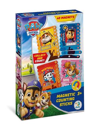 Магнітні палички для рахування "paw patrol: герої-рятувальники" 200652, 40 магнітних елементів