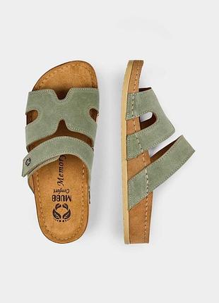Mubb comfort шкіряні стильні та зручні шльопанці