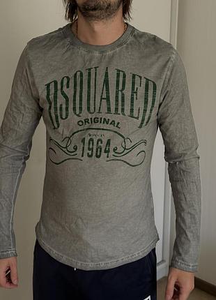 Кофта лонгслів чоловічий dsquared