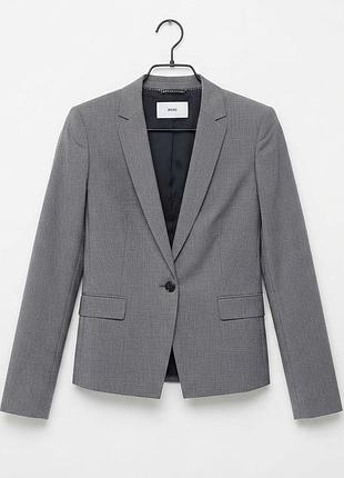 Женский серый жакет пиджак hugo boss