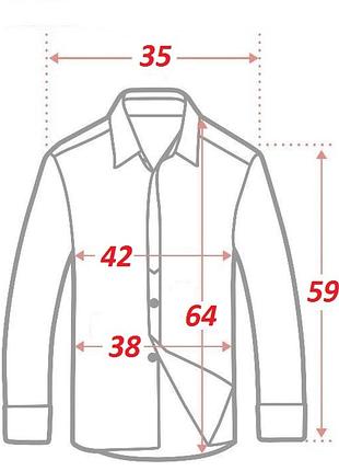 Сорочка класична chicoree розмір 36/s-m 5