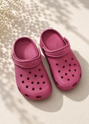 Crocs classic оригінал рожеві сабо m2/w4, 33–34 розмір, 21 см