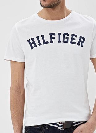 Мужская футболка hilfiger белая томми