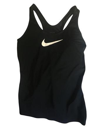 Спортивна майка топ nike pro оригінал, чорна, розмір s